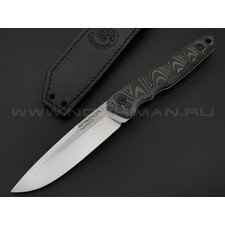 Eagle Knives нож Attacker 1 сталь Aus10Co стоунвош, рукоять G10 black & green