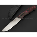 Eagle Knives нож Hunter 1 сталь Aus10Co стоунвош, рукоять G10 black & red