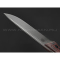 Eagle Knives нож Hunter 1 сталь Aus10Co стоунвош, рукоять G10 black & red