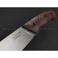 Eagle Knives нож Hunter 1 сталь Aus10Co стоунвош, рукоять G10 black & red