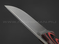 Eagle Knives нож Forester 1 сталь Aus10Co stonewash, рукоять G10 black & red