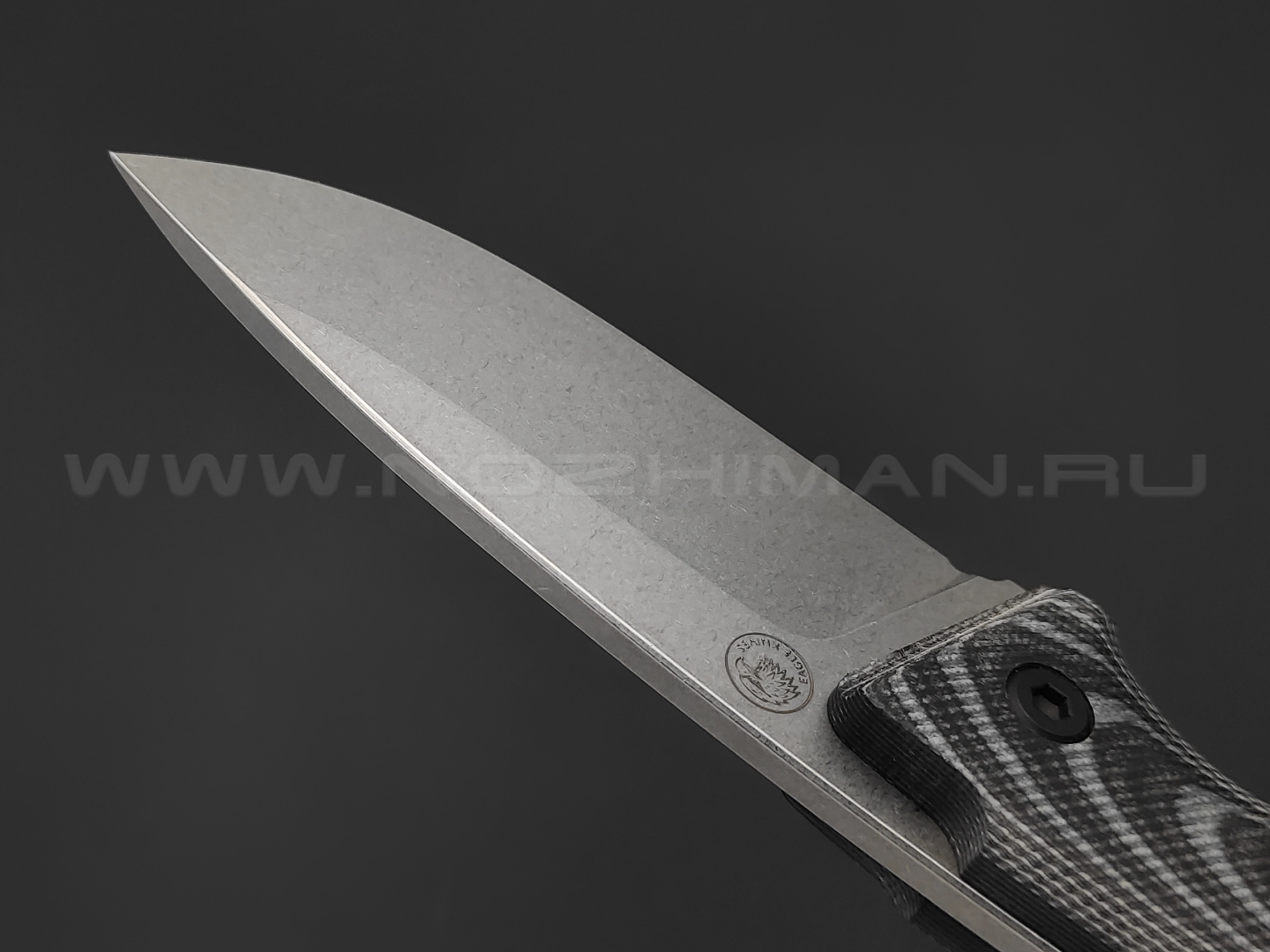 Eagle Knives нож Forester 2 сталь Aus10Co stonewash, рукоять G10 black & grey