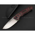 Eagle Knives нож Forester 2 сталь Aus10Co стоунвош, рукоять G10 black & red