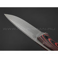 Eagle Knives нож Forester 2 сталь Aus10Co стоунвош, рукоять G10 black & red
