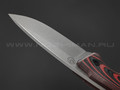 Eagle Knives нож Forester 2 сталь Aus10Co stonewash, рукоять G10 black & red