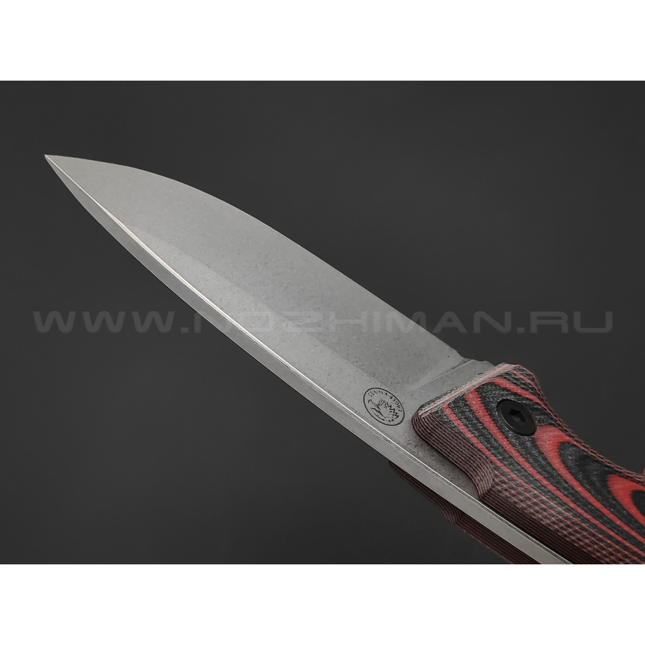 Eagle Knives нож Forester 2 сталь Aus10Co стоунвош, рукоять G10 black & red
