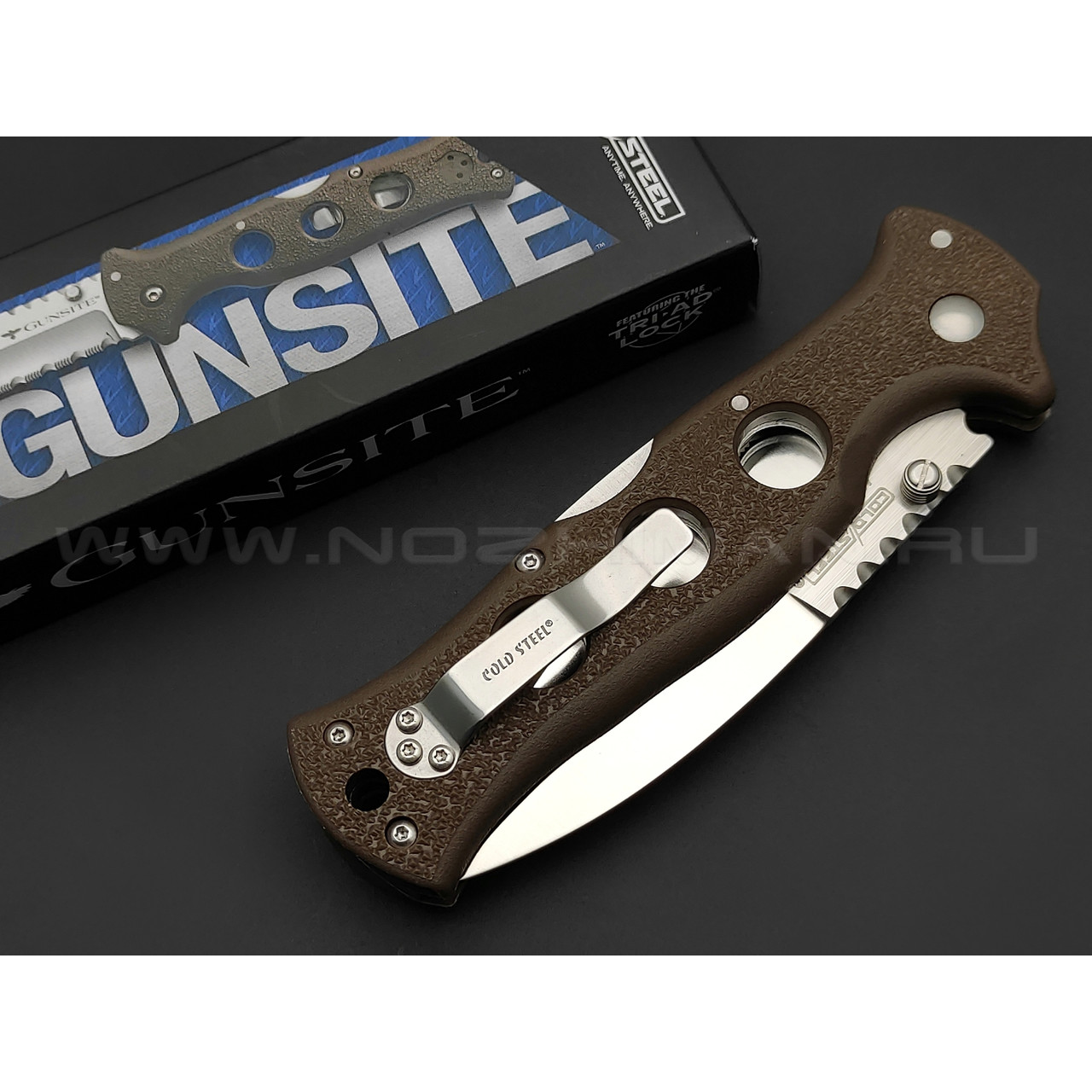 Нож Cold Steel Gunsite Counter Point 1 10ABV3 сталь AUS 10A, рукоять Griv-Ex