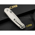 CJRB складной нож Pyrite Стоунвош J1925-ST сталь AR-RPM9, рукоять Stainless steel