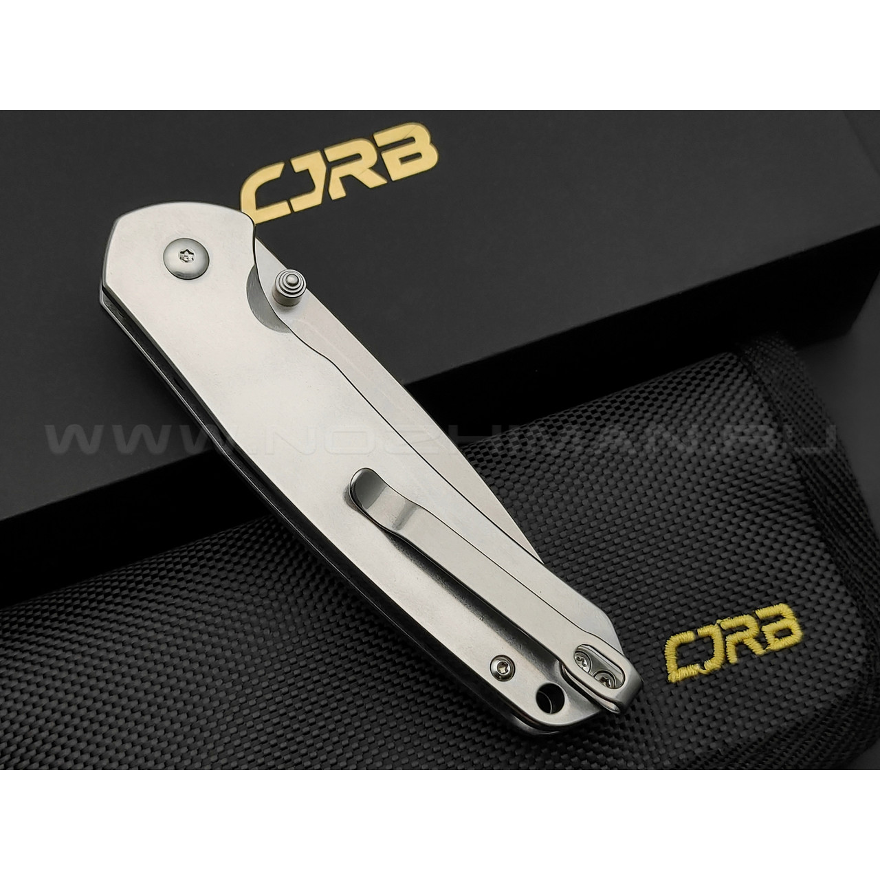 CJRB складной нож Pyrite Стоунвош J1925-ST сталь AR-RPM9, рукоять Stainless steel