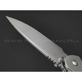 CJRB складной нож Pyrite Стоунвош J1925-ST сталь AR-RPM9, рукоять Stainless steel