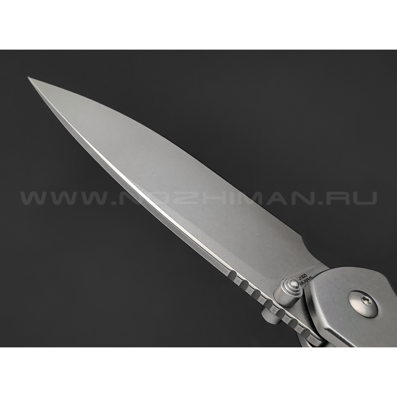 CJRB складной нож Pyrite Стоунвош J1925-ST сталь AR-RPM9, рукоять Stainless steel