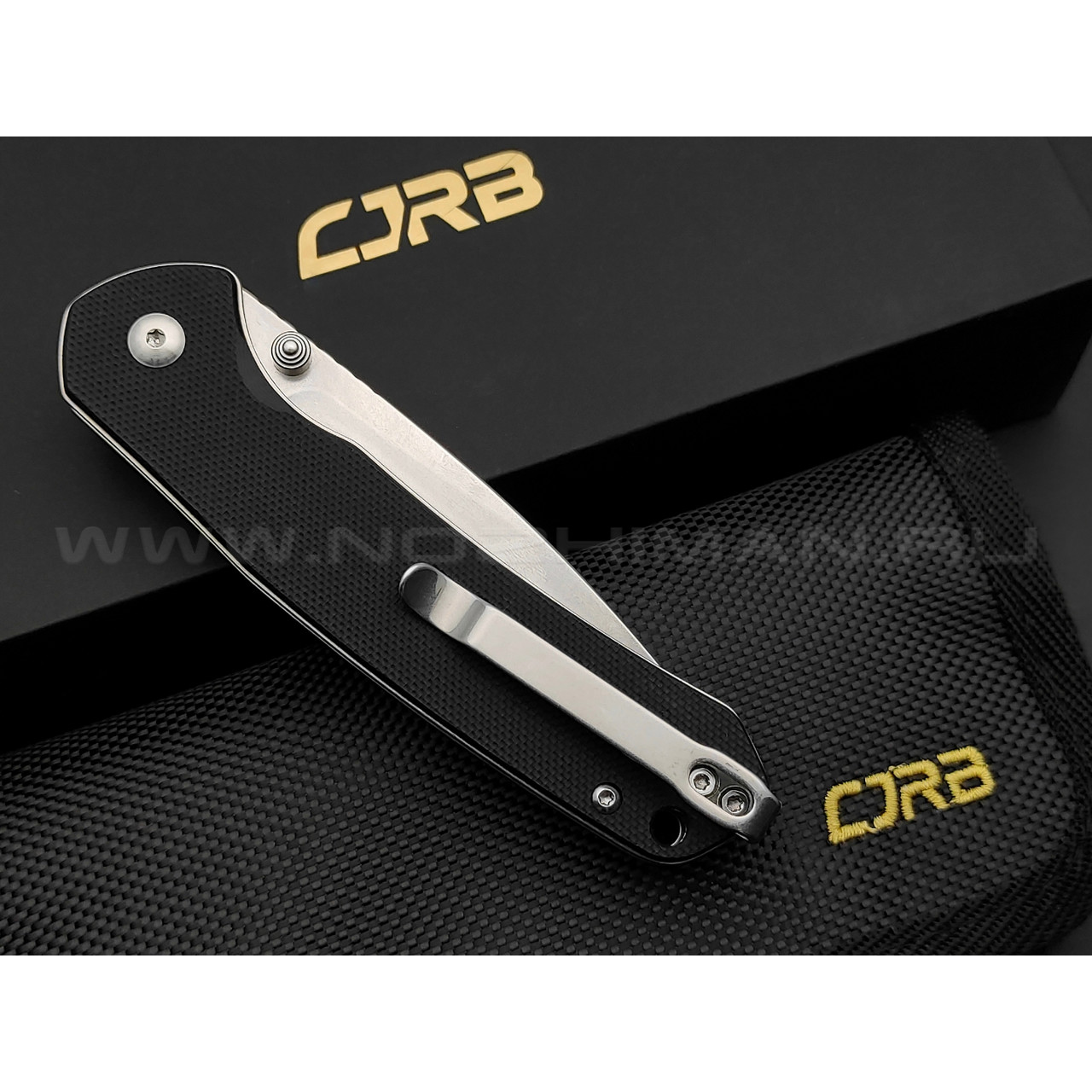 Нож CJRB Pyrite J1925-BK сталь AR-RPM9, рукоять G10 black