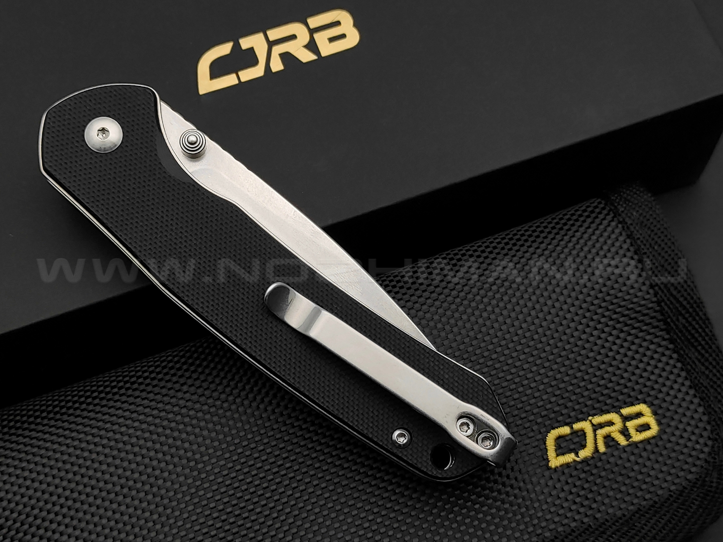 Нож CJRB Pyrite J1925-BK сталь AR-RPM9, рукоять G10 black