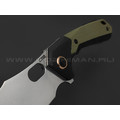 Нож CJRB Caldera J1923-GN сталь AR-RPM9, рукоять G10 black & green