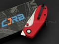 Нож CJRB Maileah J1918-REF сталь AR-RPM9, рукоять G10 red