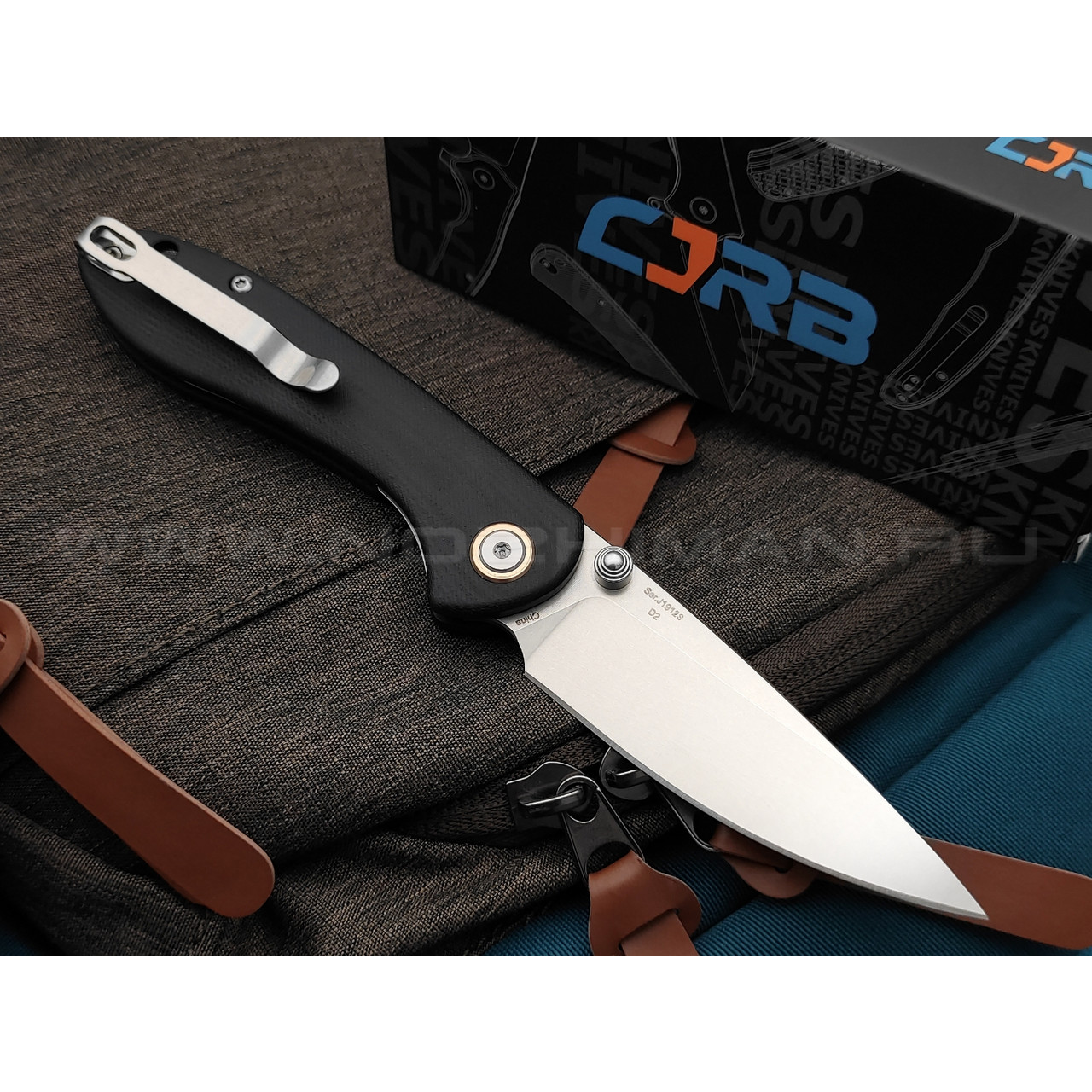 Нож CJRB Small Feldspar J1912S-BKC сталь D2, рукоять G10 black