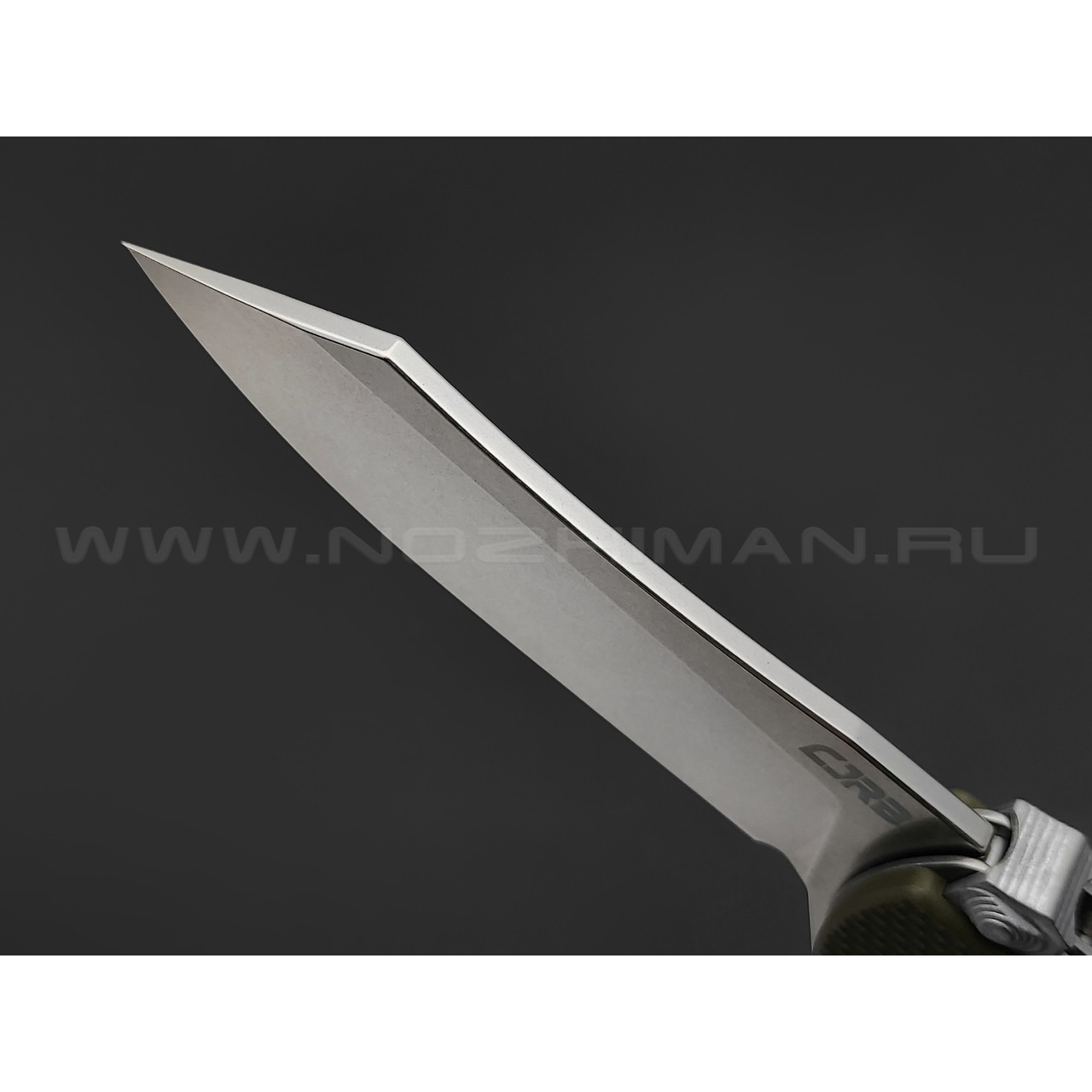 Нож CJRB Kicker J1915-GN сталь D2, рукоять G10 OD green