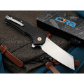 Нож CJRB Crag J1904-BKF сталь AR-RPM9, рукоять G10 black Нож CJRB Crag J1904-BKF сталь AR-RPM9, рукоять G10 black