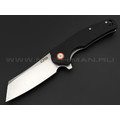Нож CJRB Crag J1904-BKF сталь AR-RPM9, рукоять G10 black