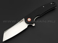 Нож CJRB Crag J1904-BKF сталь AR-RPM9, рукоять G10 black