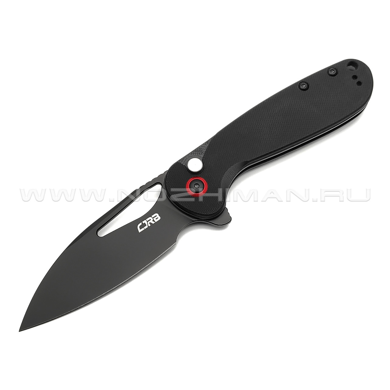Нож CJRB Lago J1926-BBK сталь AR-RPM9 PVD, рукоять G10 black
