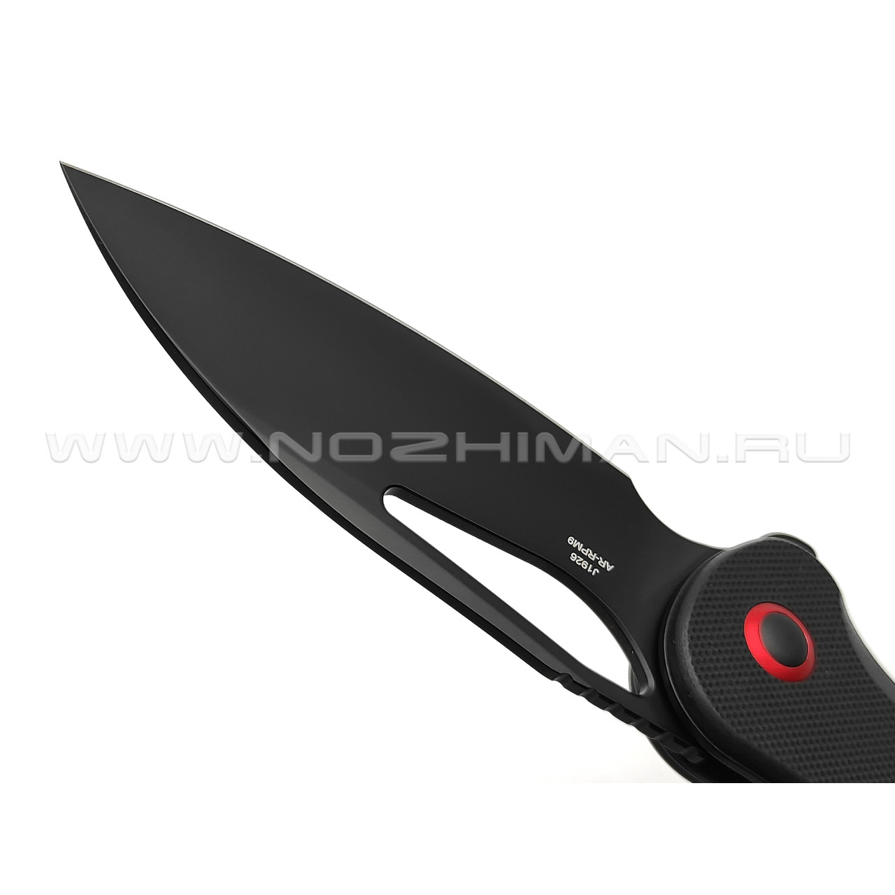 Нож CJRB Lago J1926-BBK сталь AR-RPM9 PVD, рукоять G10 black
