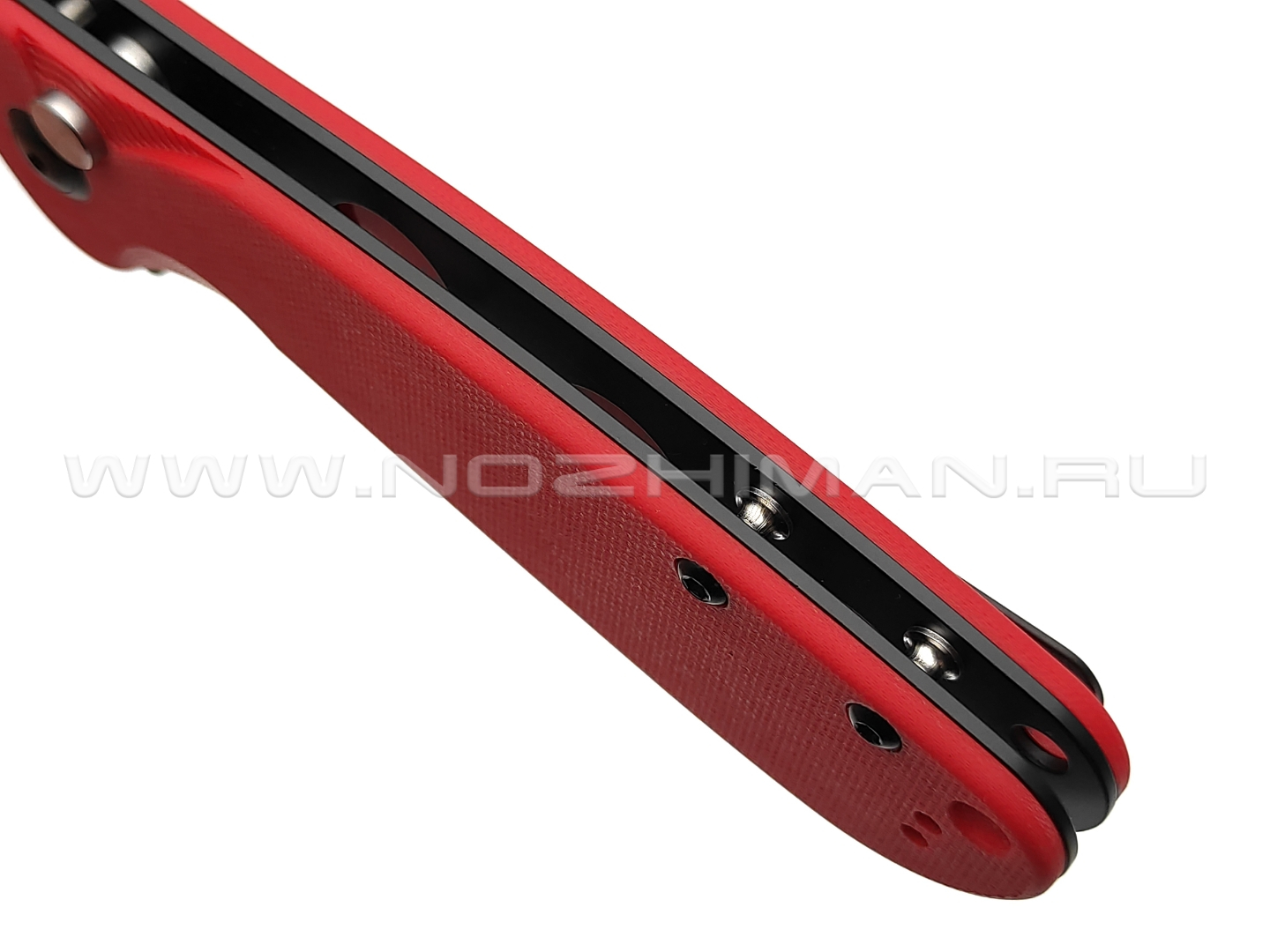Нож CJRB Lago J1926-BRE сталь AR-RPM9 PVD, рукоять G10 red