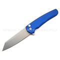Нож Pro-Tech Malibu Flipper 5201-BLUE сталь CPM 20CV св, рукоять Алюминий 6061-T6 Нож Pro-Tech Malibu Flipper 5201-BLUE сталь CPM 20CV св, рукоять Алюминий 6061-T6