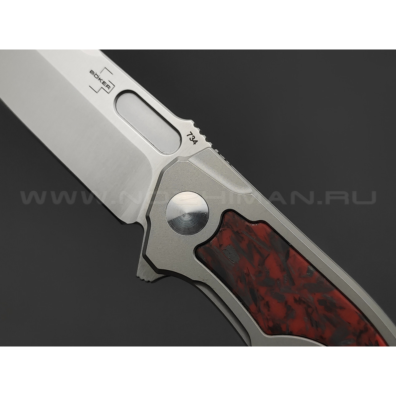 Нож Boker Aphex Mini 01BO197 сталь VG-10, рукоять titanium, carbon fiber