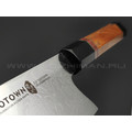 TuoTown кованый шеф нож DM002 сталь VG-10 Damascus, рукоять Эбен, падук TuoTown кованый шеф нож DM002 сталь VG-10 Damascus, рукоять Эбен, падук