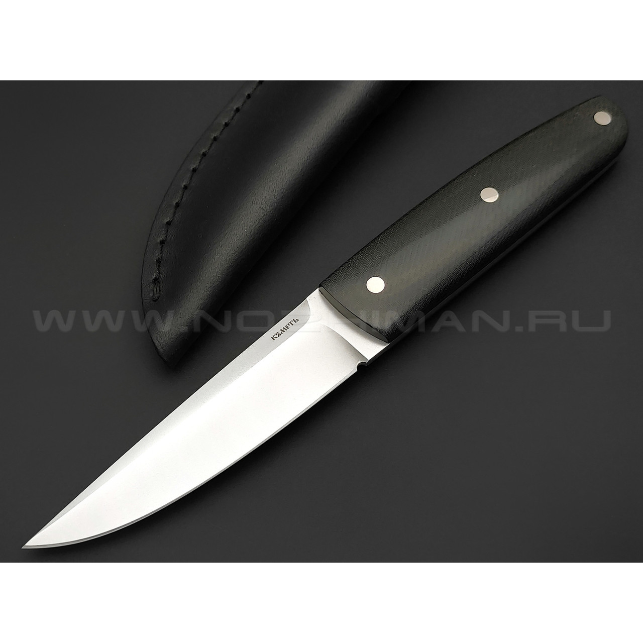 Кметь нож Финка сталь SuCo LO-R4528, рукоять микарта