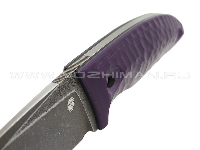 Dyag knives нож Model06_3L сталь N690, рукоять G10 purple