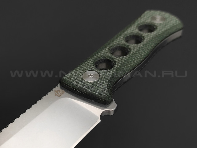 Нож QSP Canary QS141-C1 сталь 14C28, рукоять Micarta green