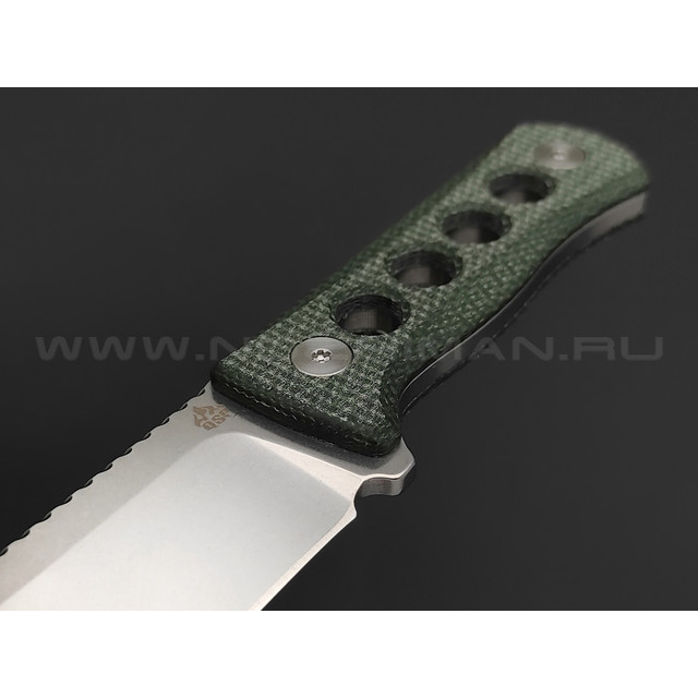 Нож QSP Canary QS141-C1 сталь 14C28, рукоять Micarta green