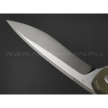 Нож QSP Raven QS122-B сталь D2, рукоять G10 OD green
