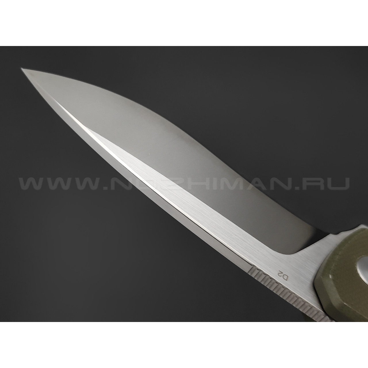 Нож QSP Raven QS122-B сталь D2, рукоять G10 OD green