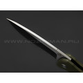 Нож QSP Raven QS122-B сталь D2, рукоять G10 OD green