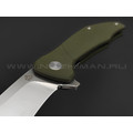 Нож QSP Raven QS122-B сталь D2, рукоять G10 OD green