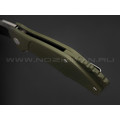 Нож QSP Raven QS122-B сталь D2, рукоять G10 OD green