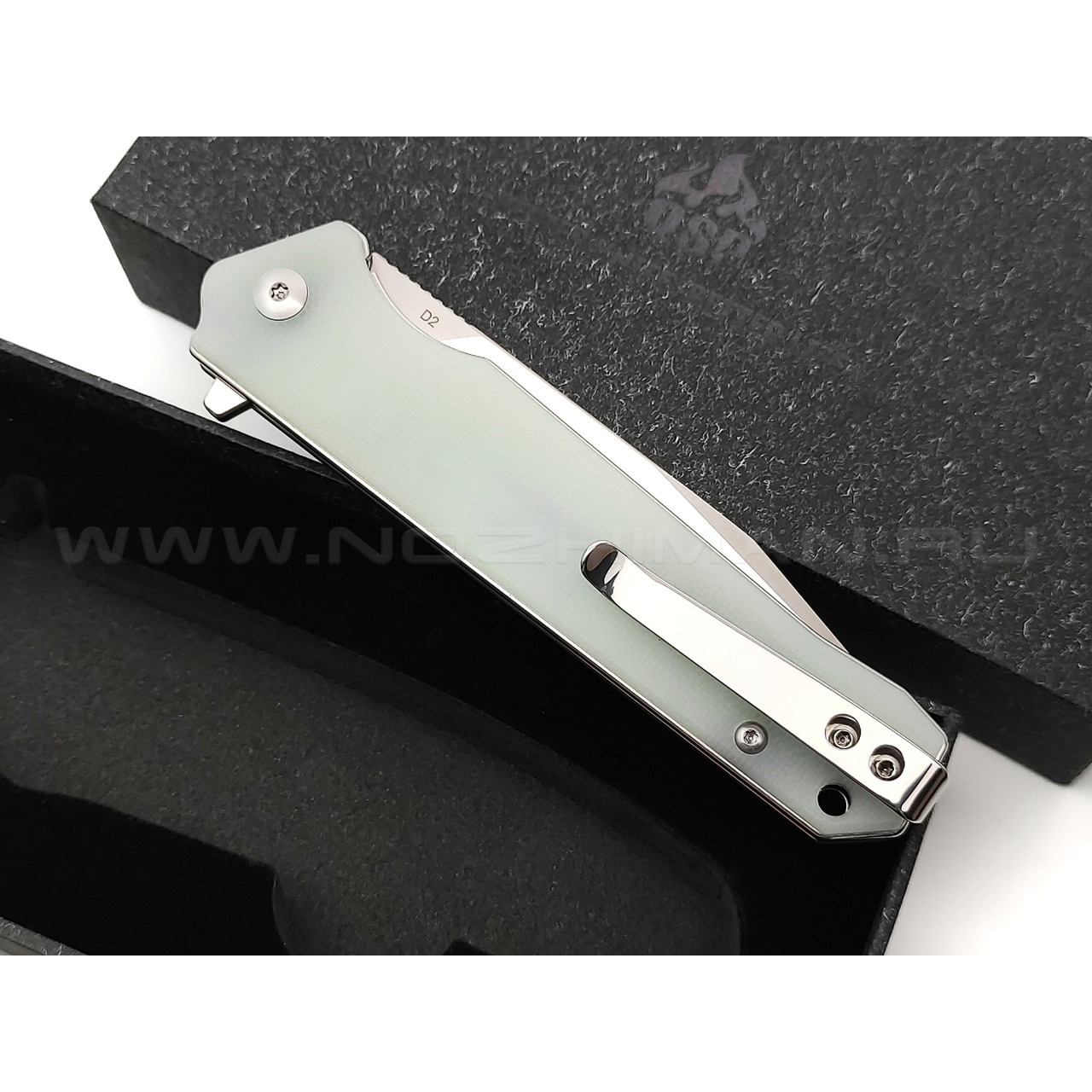 Нож QSP Mamba V2 QS111-J1 сталь D2, рукоять G10 jade