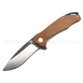 Нож QSP Raven QS122-A сталь D2, рукоять G10 brown