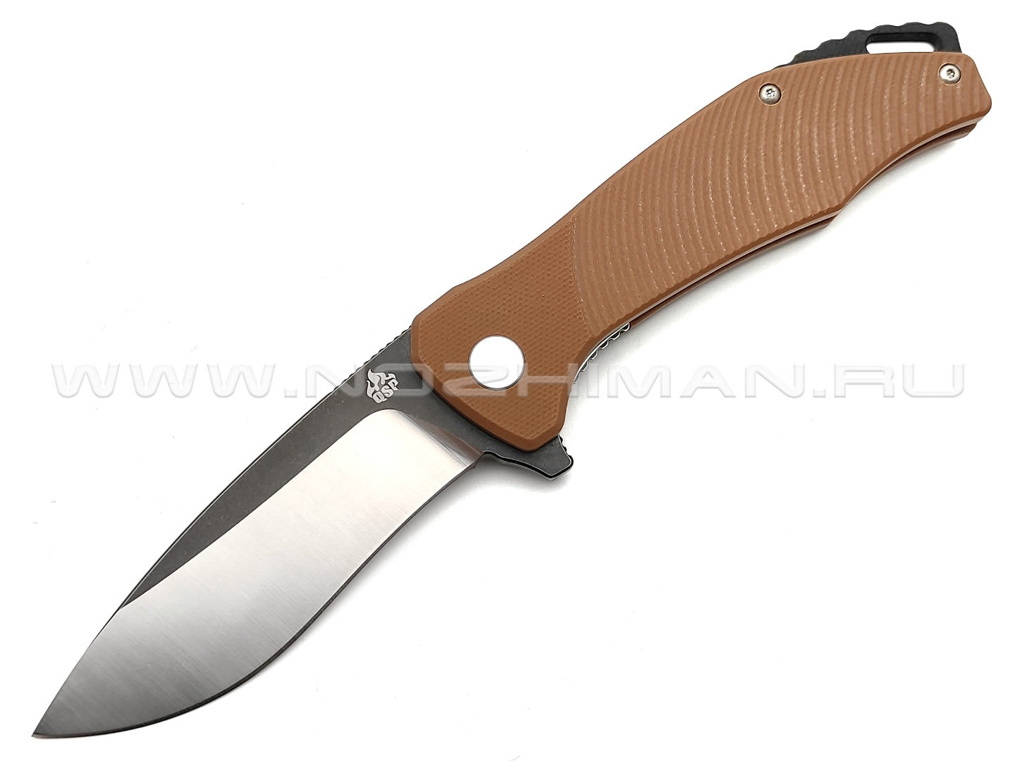 Нож QSP Raven QS122-A сталь D2, рукоять G10 brown