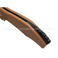 Нож QSP Raven QS122-A сталь D2, рукоять G10 brown