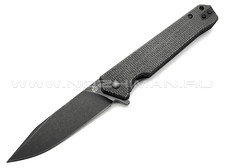 Нож QSP Mamba V2 QS111-G2 сталь D2 blackwash, рукоять Micarta Black