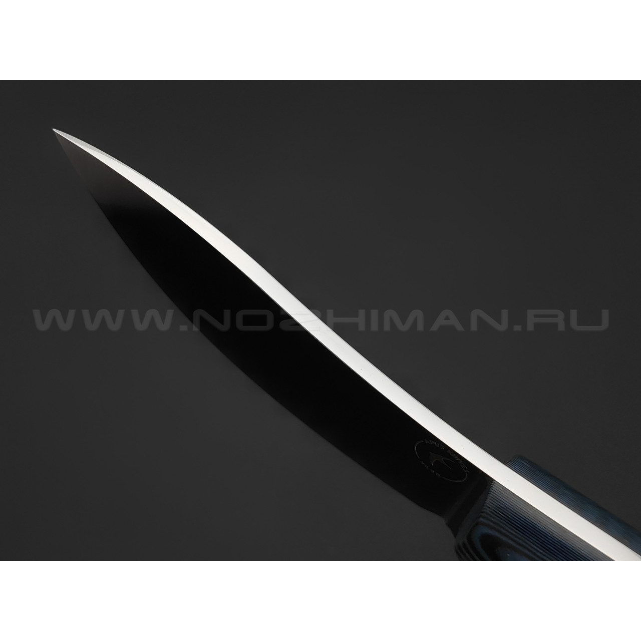 Апус нож Narbus сталь N690, рукоять G10 black & blue