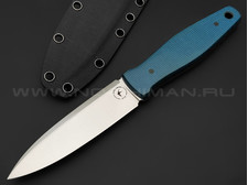Apus Knives нож Jigger сталь K110, рукоять Micarta blue