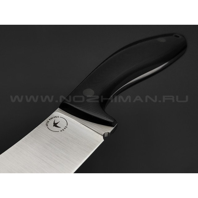 Апус нож Юхро 2.1 сталь N690, рукоять G10 чёрный