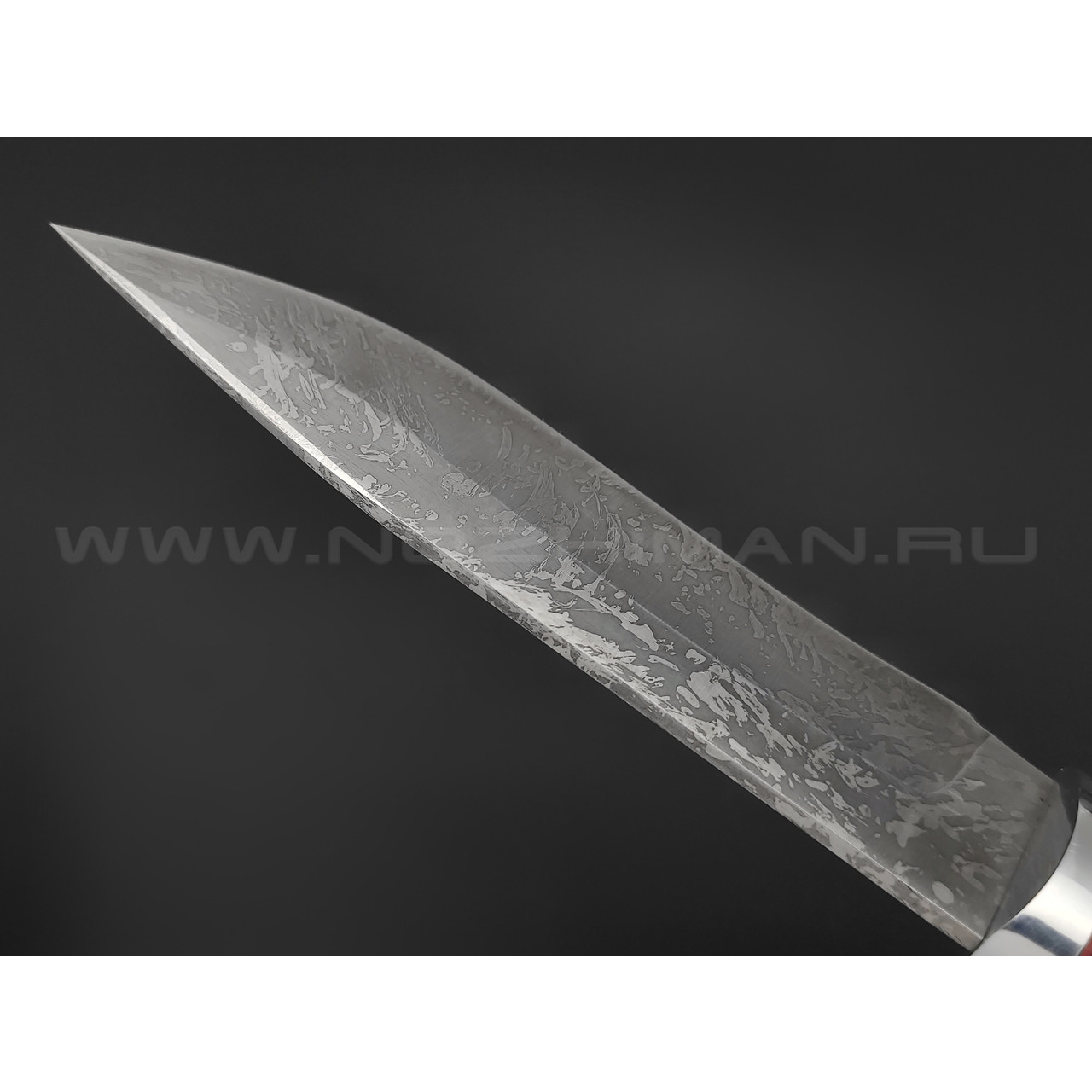 Нож "Волк" сталь PGK, рукоять гибрид дерева и акрила (Фурсач А. А.)
