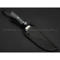 Фурсач А. А. нож Тигр цм, сталь Х12МФ, рукоять G10 black & blue Фурсач А. А. нож Тигр цм, сталь Х12МФ, рукоять G10 black & blue