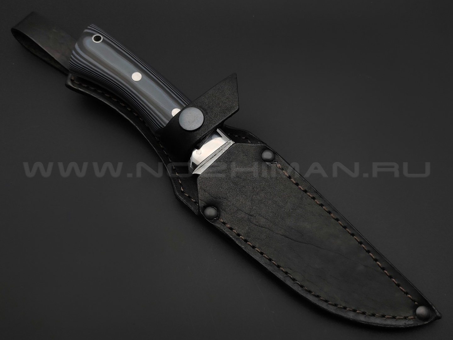 Нож "Тигр" цм, сталь Х12МФ, рукоять G10 black & blue (Фурсач А. А.)